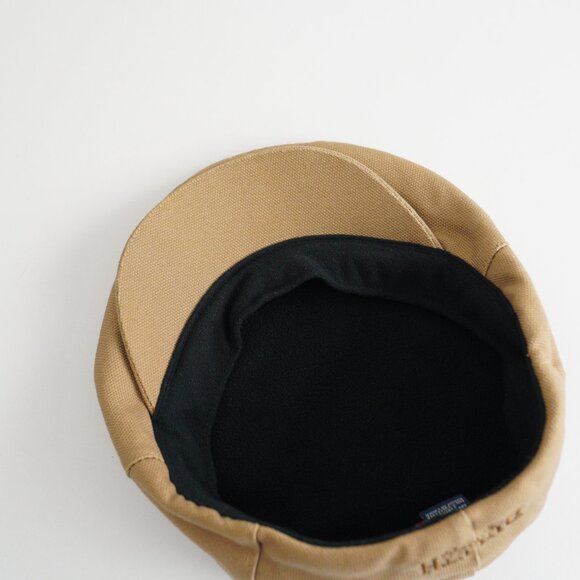 Duluth Trading Fire Hose Drivers Cap Newsboy Cabbie Cap Canvas Brown Mens Size M - Picture 13 of 14